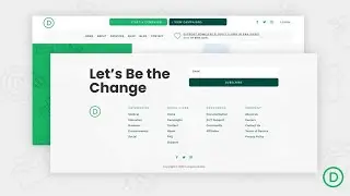 Get a FREE Header and Footer for Divi’s Crowdfunding Layout Pack