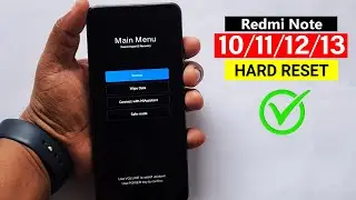 Redmi Note 10/11/12/13 : Hard Reset | Forgot Password | Screen Unlock