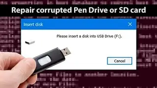 How To Fix Corrupted USB Drive Or SD Card In Windows Computer Using  CMD