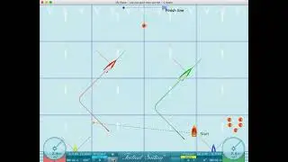 TacticalSailing - Pay attention to the inclined position of the starting line - TP52