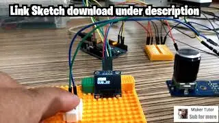 Arduino Menu tutorial -  OLED Display  + Encoder + switch button