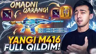 10,000 UC YANGI M416 FULL QILDIM 🥵 PUBG MOBILE!!!
