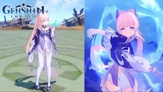 Kokomi gameplay Animations Other Version | Genshin Impact Leaks