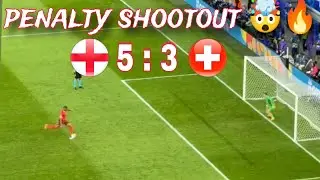 england vs switzerland full penalty shootout | Euro 2024 🏴󠁧󠁢󠁥󠁮󠁧󠁿🔥🇨🇭🤯