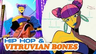 Do you feel the flow? @armchairproductions brings another hip hop girl made with Moho 🎧