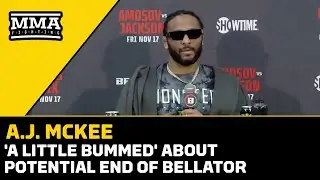 A.J. McKee A Little Bummed About Potential End of Bellator | Bellator 301 | MMA Fighting