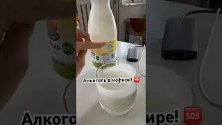 В кефире есть алкоголь?! 🤔 