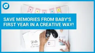 Baby shadow box - Turn newborn keepsakes into art!