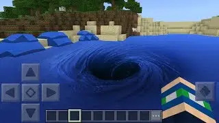 How to Make a WORKING WHIRLPOOL in Minecraft Pocket Edition! (NO MODS!)