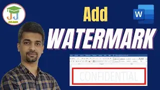 How to add a watermark in Word | How to Insert Watermark in MS Word (Picture and Text) | Watermark