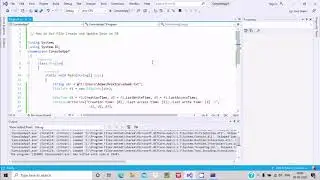 Get Create Date and Update Date of File in C#