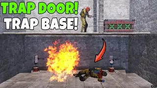 RUST | TRAP DOOR FIRE PIT catches GEARED PLAYERS !