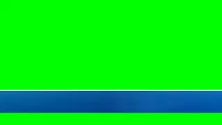 Simple Blue Banner | News Banner | Animated Lower Third | Green Screen |  Copyright Free