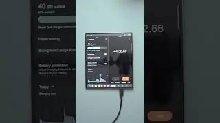 Samsung Galaxy Z Fold 6 fast charging test