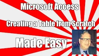 How to create a table in Access by typing data into a new table - Access 2007, 2010, 2013, 2016