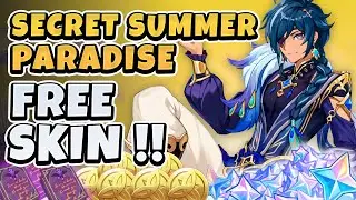 Get Free Skin from  Secret Summer Paradise Event | Genshin Impact Event