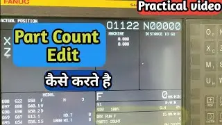 part count cnc machine | how to count part in cnc machine |