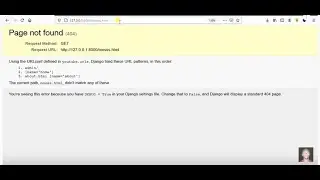 Page not found (404) error In Django