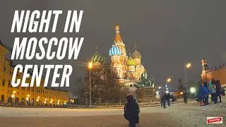 Gopro Hero 8 Black Night Lapse Video in Moscow Center | Niki Walk