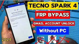 Tecno Spark 4 Frp Bypass | All Tecno Frp Bypass | Google Account Bypass | Fix Youtube Update Problem