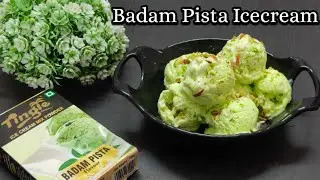 Tingle Badam Pista Icecream Mix Recipe | Instant Badam Pista Icecream | Tingle Icecream Mix