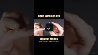 Change Modes On Rode Wireless Pro Receiver [ How To Tutorial ] Merged, Split, Safety, Timecode
