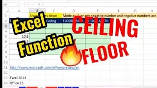 Floor & Ceiling Function in Excel