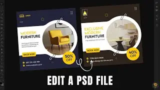 How to Customize and Edit PSD Files in Photoshop 2024