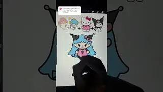 Hello kitty + kuromi + Lala + Kiki 💙 