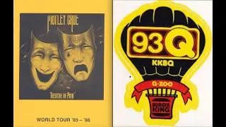 Mötley Crüe talk on 93Q before 1985 Houston show