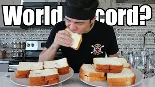 Peanut Butter & Jelly WORLD RECORD Challenge (1-Minute)