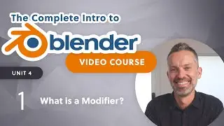 Blender Beginner Tutorial –What is a Modifier