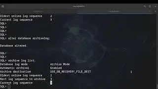 Configuring the Default Backup Destination and ARCHIVELOG Mode
