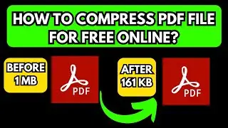 How to compress pdf file size for free online?