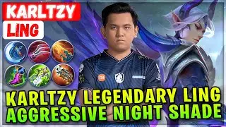 KarlTzy Legendary Ling!! Aggressive Night Shade [ Liquid ECHO KarlTzy Ling ] Mobile Legends Build