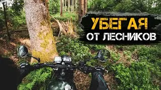 НЕОЖИДАННАЯ КОНЦОВКА. Через ЛЕС и по бездорожью  На Yamaha XT600 Custom Scrambler Tenere