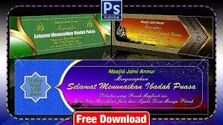 Spanduk Ramadhan Menggunakan Photoshop