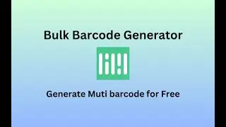 How to generate bulk barcodes for free in 2024