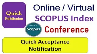 Fast Publication SCOPUS Index Conference || Fast Acceptance