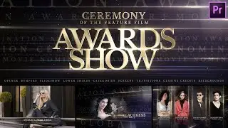 Awards Ceremony Pack for Adobe Premiere Pro | MOGRT [ perfect for Awards Show or Nomination Intro ]