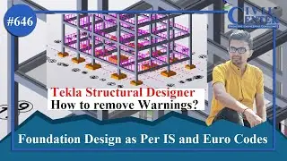 Foundation Design as per IS in TSD |Foundation Design as per EN codes in TSD |footing warning in TSD