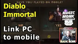 Diablo Immortal mobile account can't link with PC battle.net fix