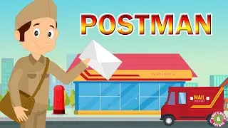 Postman Song | Community Helpers | Kids Rhymes | Bindis Music & Rhymes