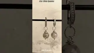Комплект украшений из агата «Вены дракона»