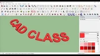 Sketchup text in round (bend text)
