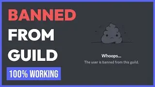 How To Fix The User is banned from this guild on Discord (2024 Working)