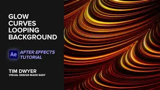 Glow Curves Looping Background (After Effects Tutorial)