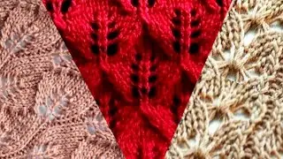 Схемы узоров 👍 для вязания спицами. Patterns for knitting.