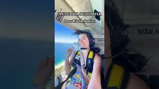 Open Door Helicopter in Rio!