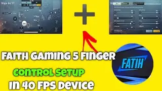 FAITH GAMING CONTROLS SETUP ANALYSIS - BEST 5 FINGER CONTROL SETUP FOR BGMI |FAITH CONTROL CODE